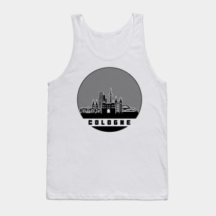 Cologne Germany Skyline Tank Top